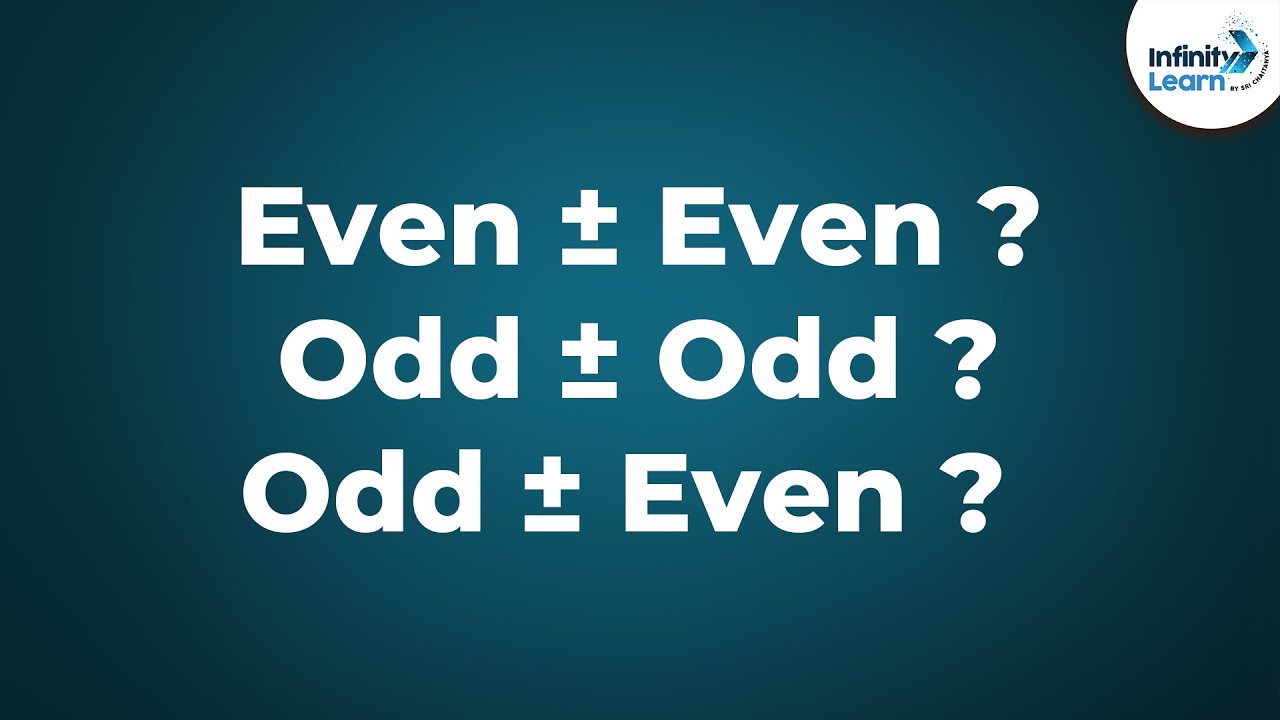 Operations on Odd and Even Numbers (GMAT/GRE/CAT/Bank PO/SSC CGL) | Don't Memorise