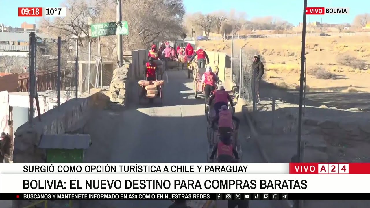 🔴 A24 EN LA FRONTERA CON BOLIVIA: CARREROS COBRAN POR BULTO Y CORREN CON MERCADERÍA