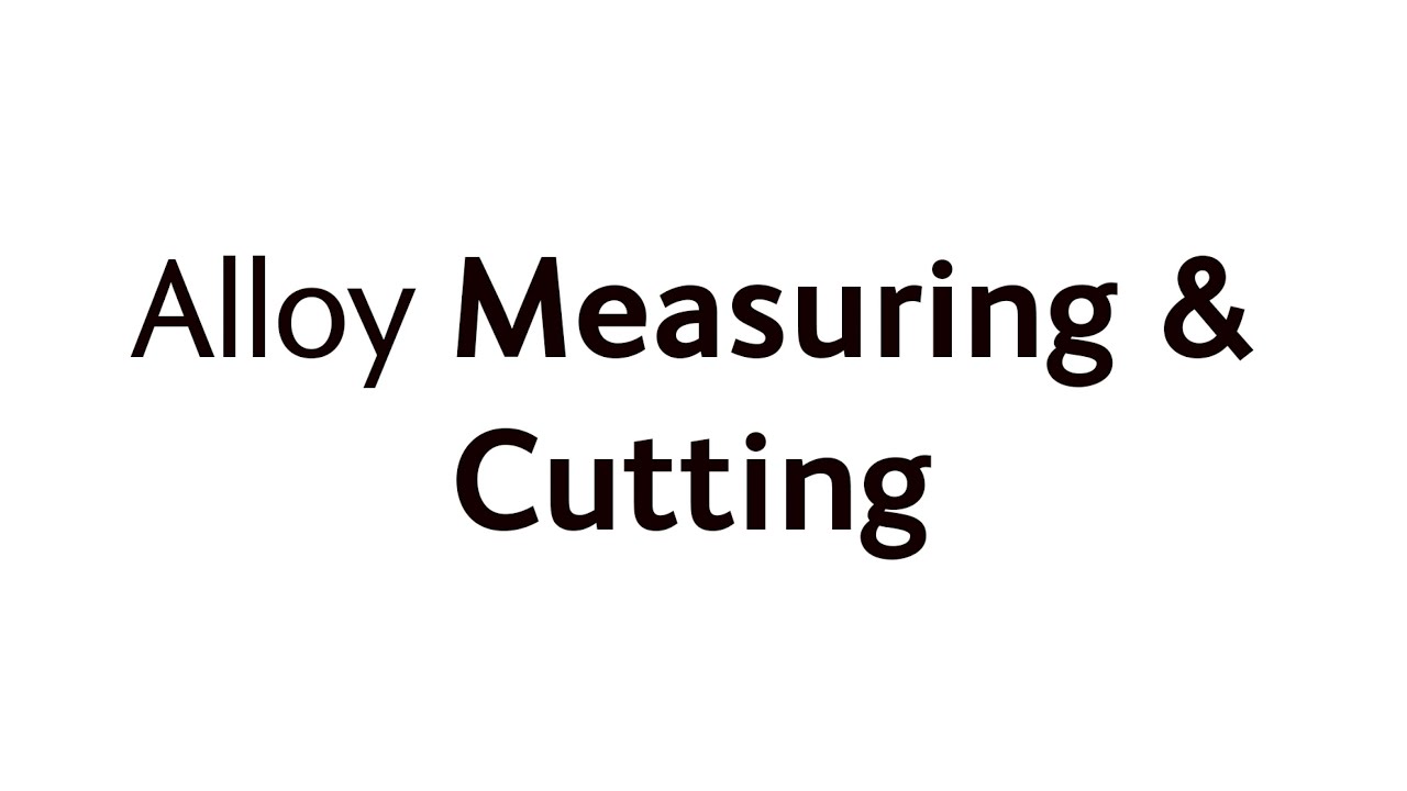 Measuring and Cutting Alloy Splashbacks