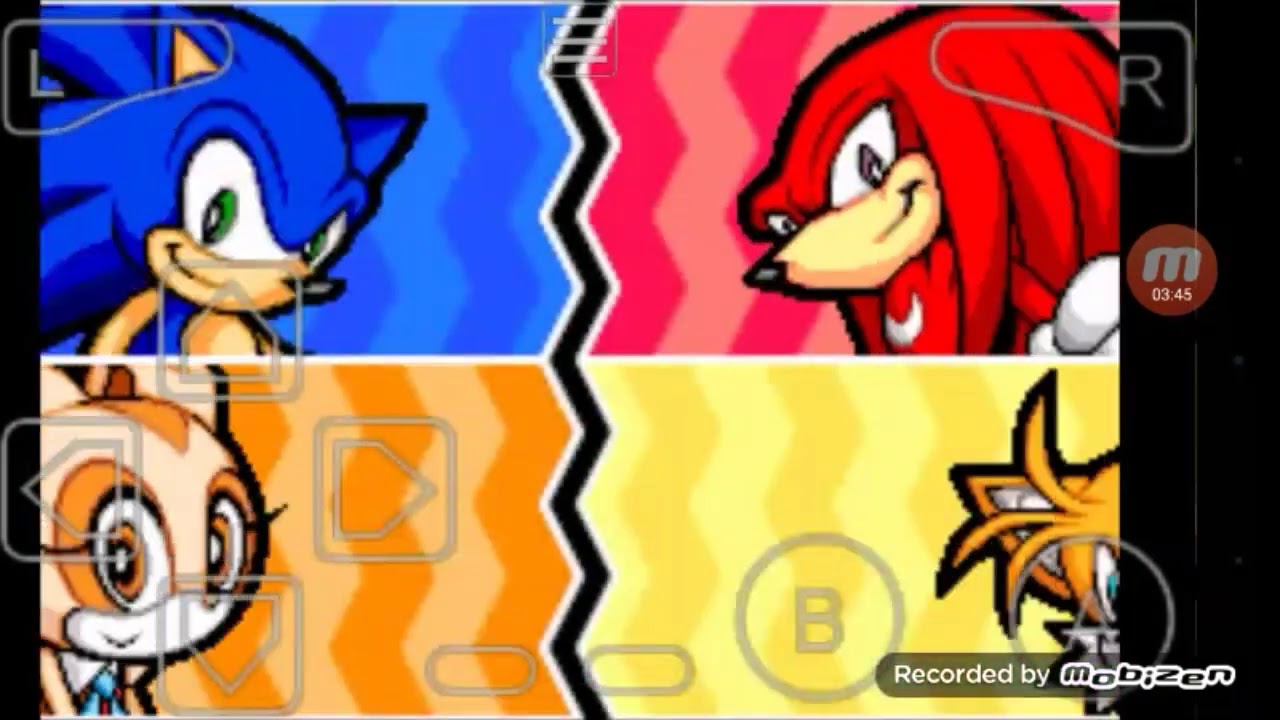 Sonic Advance 3 (Battle Mode) Gabriel Vs DarkFlame
