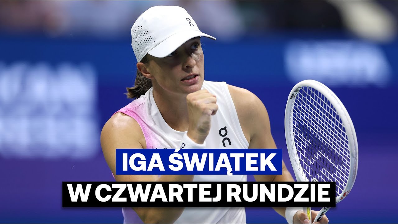 Iga Świątek - Anastazja Pawluczenkowa | Skr&oacute;t meczu | 3. runda | US Open 2024