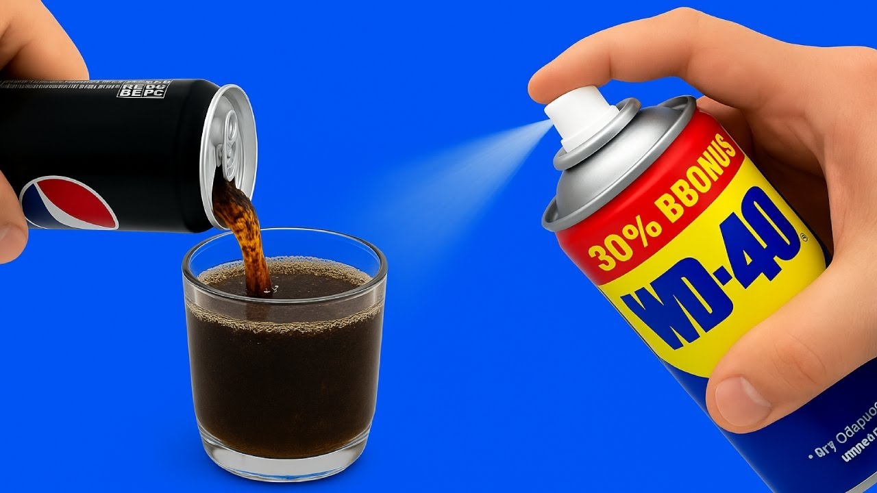 Mixing WD 40 with Pepsi! The Result Will Blow Your Mind! Diy TechTrends