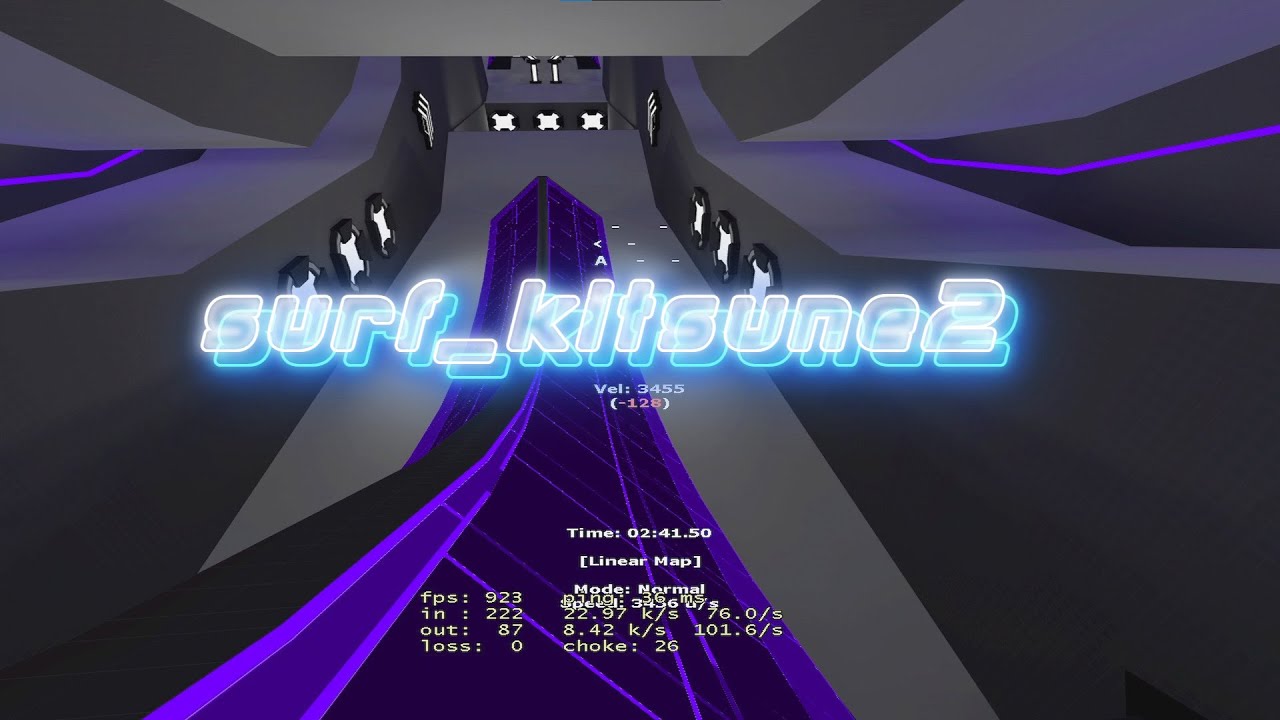 SURFTIMER | CLIENTMOD / CSS v34 | surf_kitsune2 (3.59 / PB)
