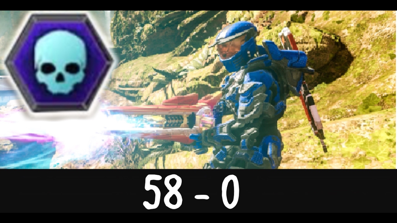 Halo 5 - Unfriggenbelievable with H2 Beam Rifle Alpha only!