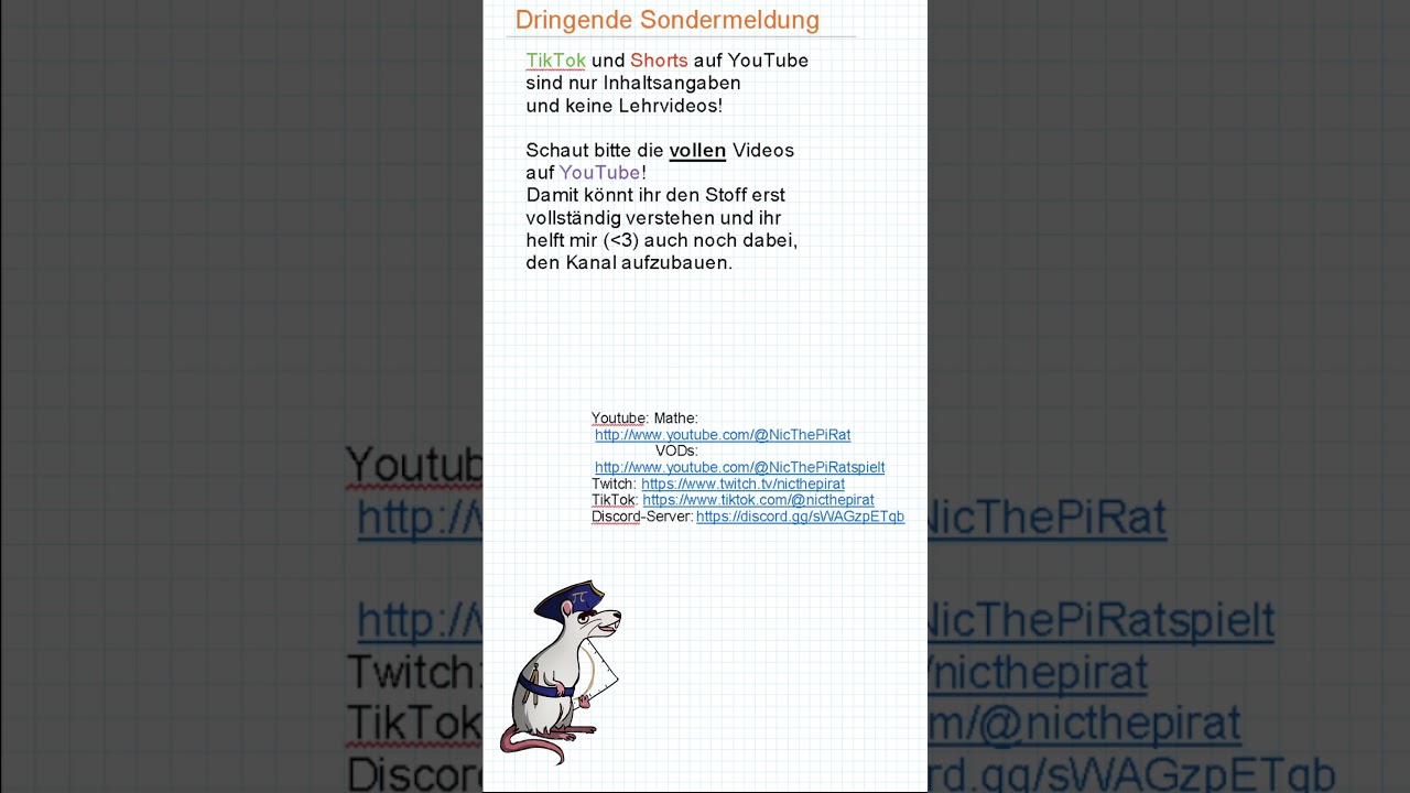 Sondermeldung #mathe #physik