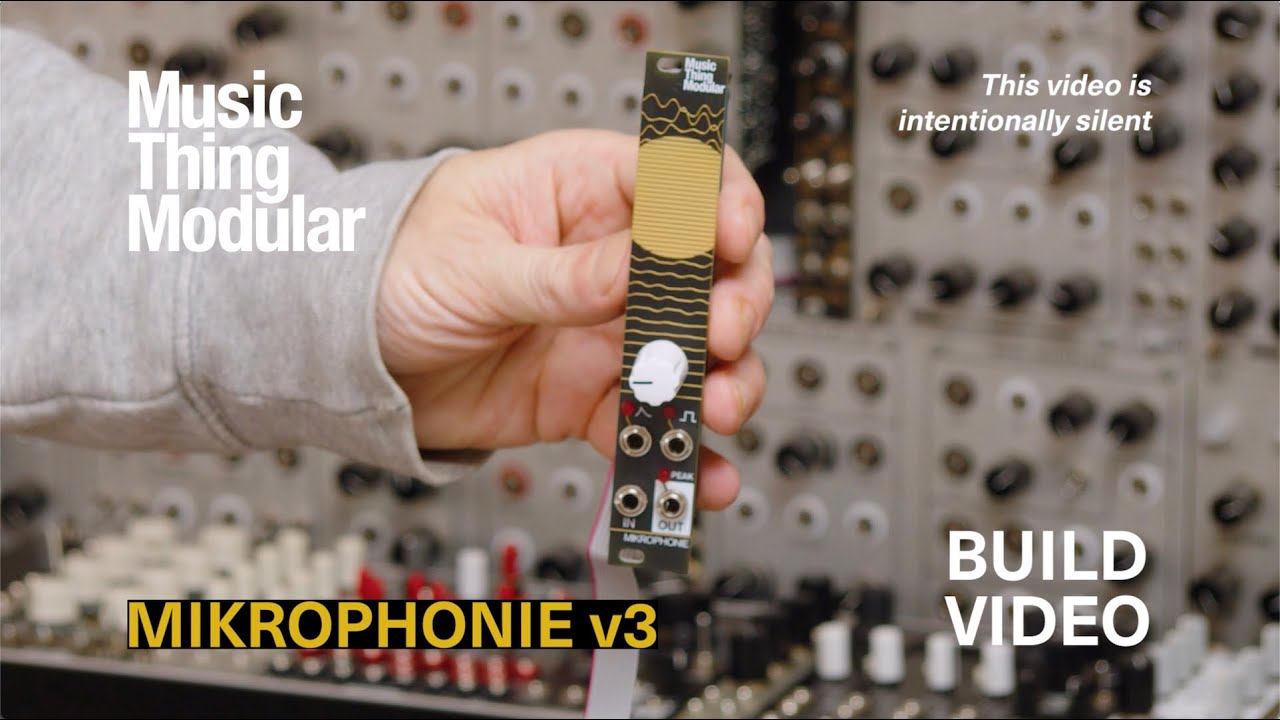 Music Thing Modular - Mikrophonie v3 Build Video (silent)