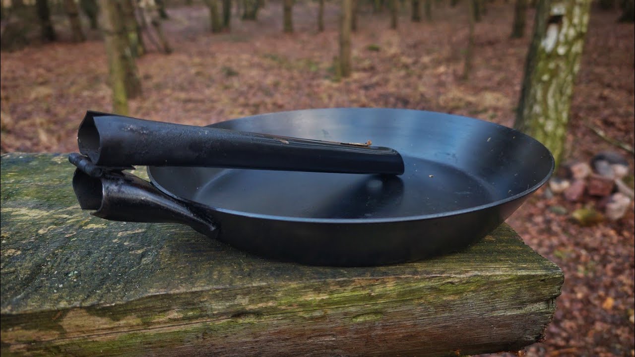 Wydałem 1,30 PLN, zaoszczędziłem 200 - polskie najlepsze! :) Tuning patelni #gotowanie #bushcraft
