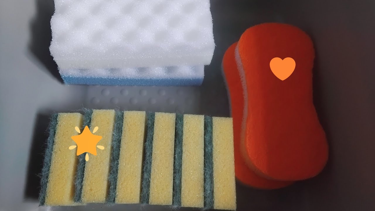 Dry Kitchen, Bath and Plastic Scour Sponges Ripping🧡