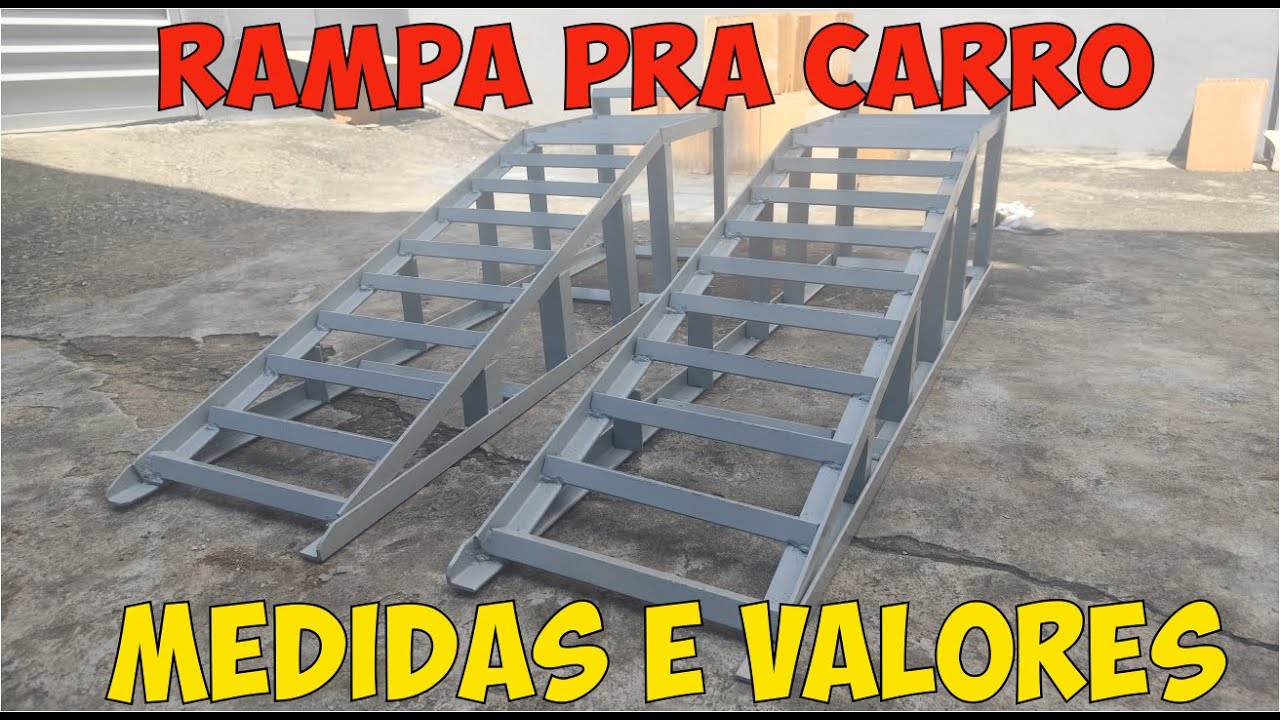 Como fazer uma rampa para subir o carro e fazer algumas manutenções em casa?