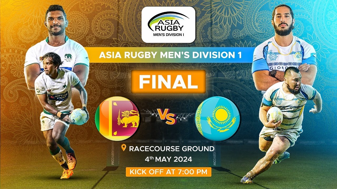 Sri Lanka v Kazakhstan:  Asia Rugby Men's Division 1 2024 FINAL