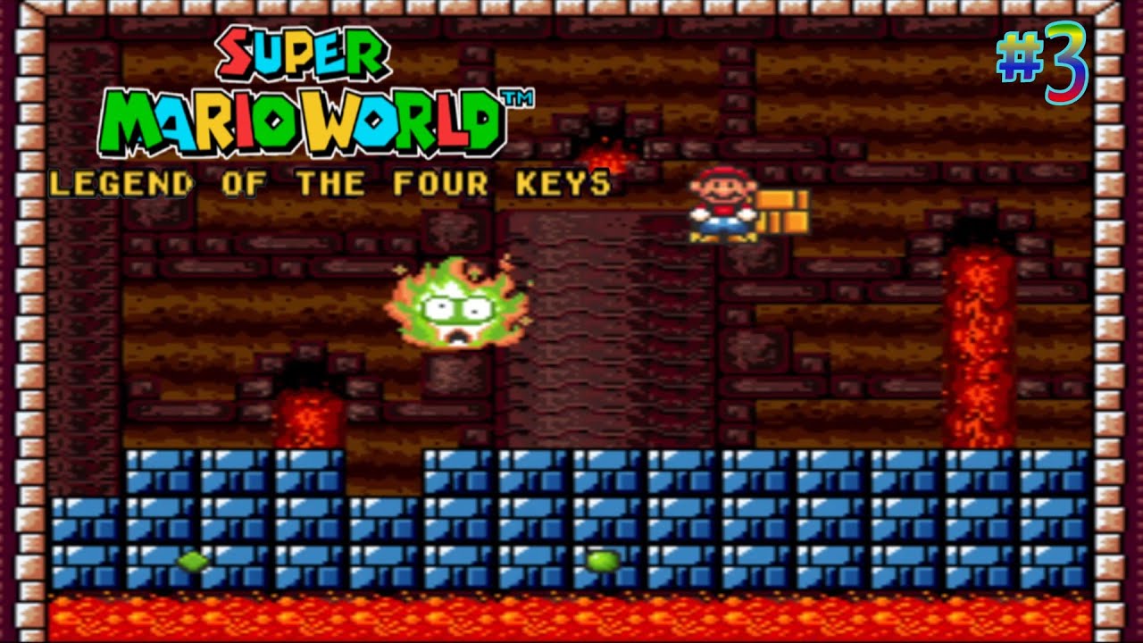 Super Mario World: LEGEND OF THE FOUR KEYS (no commentary) I #3 - RED KEY