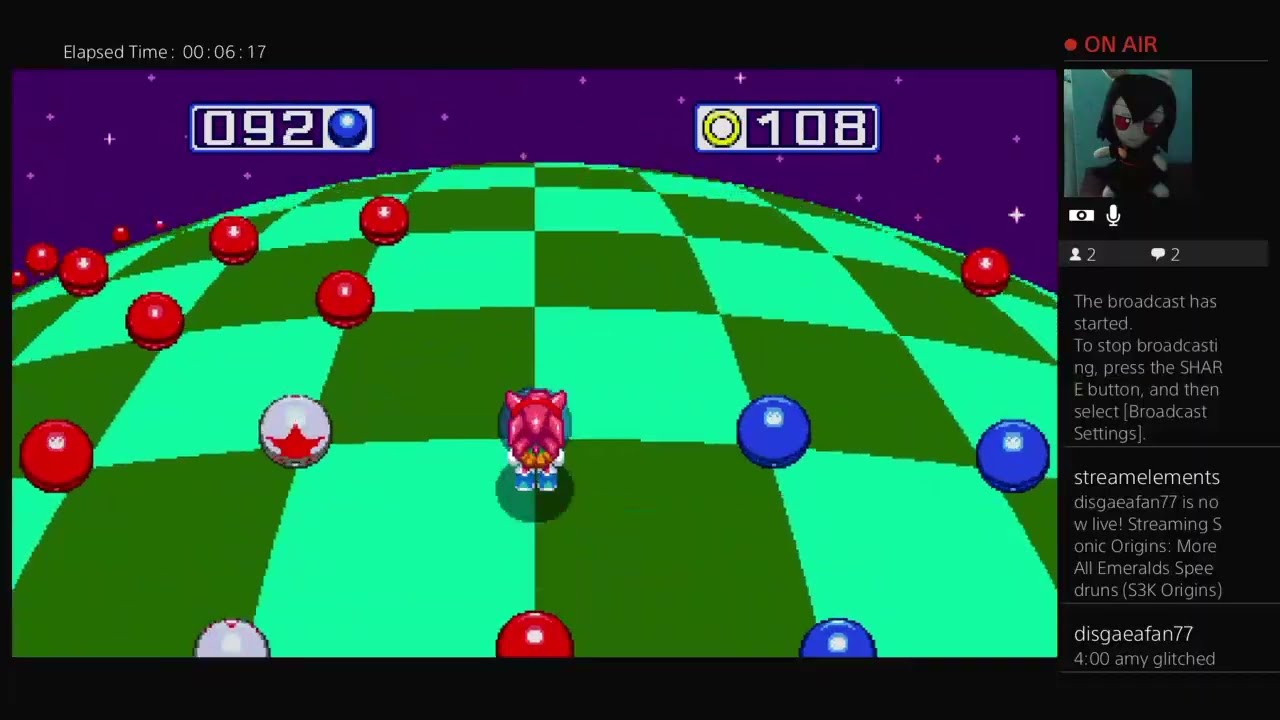 Sonic Origins S3K Amy All Emeralds Glitched Speedrun in 1:09:47