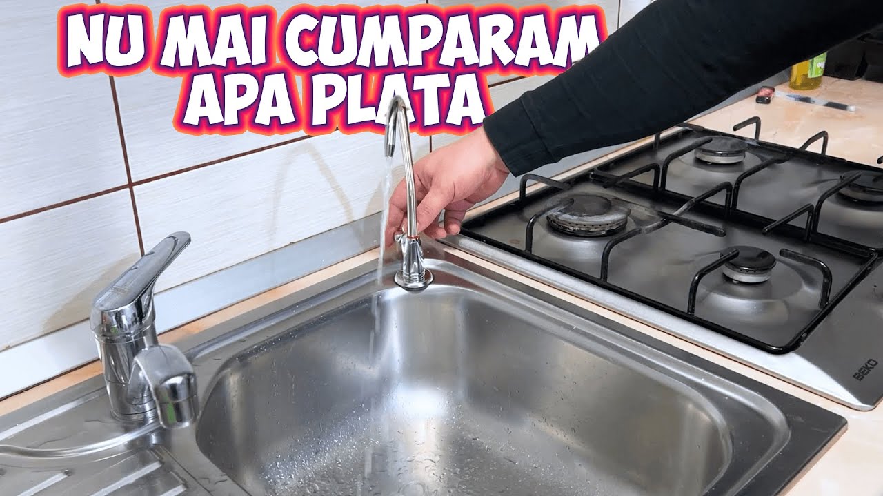 💦 FILTRU de APA POTABILA montat sub chiuvetă și nu mai avem nevoie de apă plată îmbuteliată