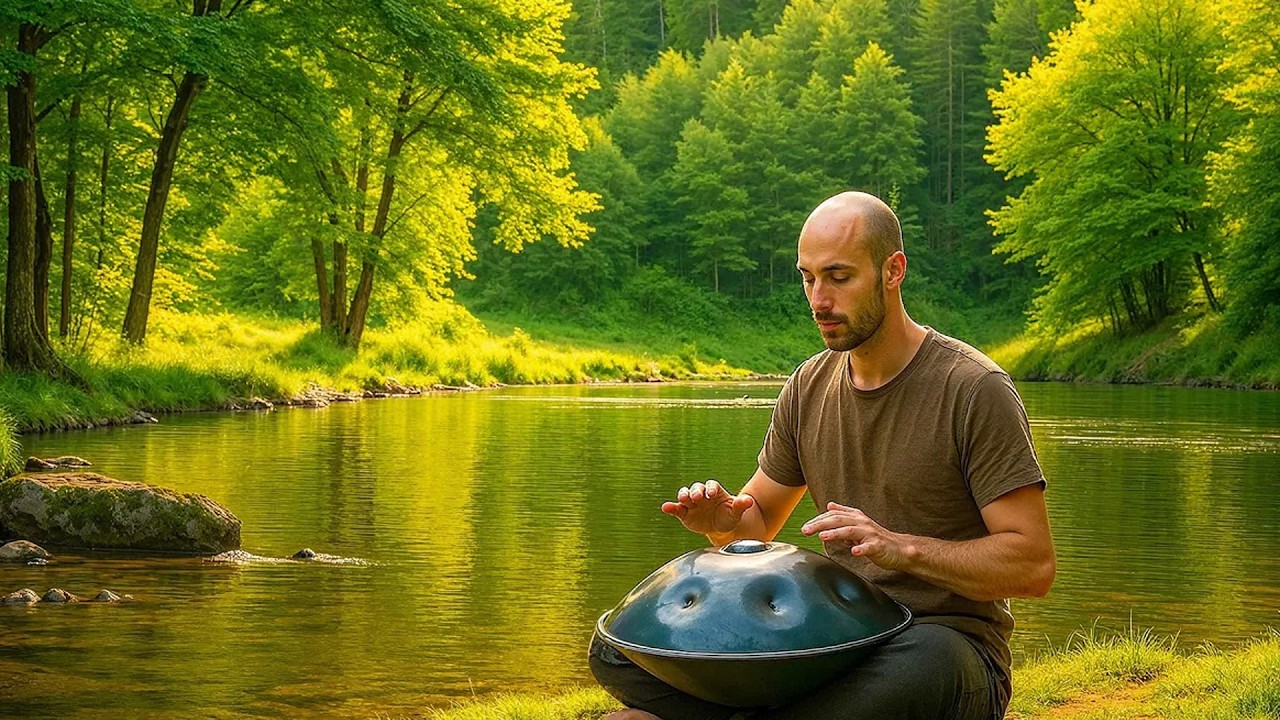 4K Расслабляющая музыка в стиле ханг-драм🌿 Успокаивает нервную систему и способствует расслаблени...