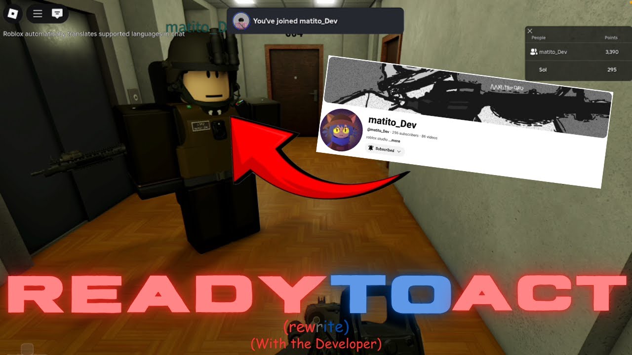I played Ready To Act Rewrite with the DEVELOPER!