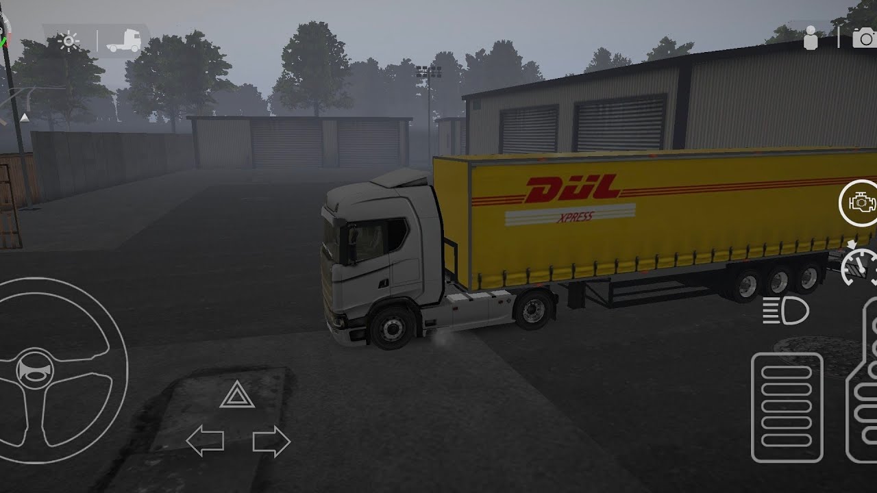 Ruta envuelta en niebla 🌫️ | Universal Truck Simulator