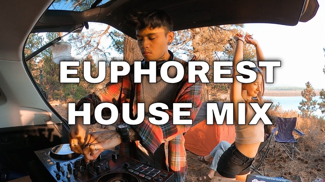 euphoric deep house mix in the forest