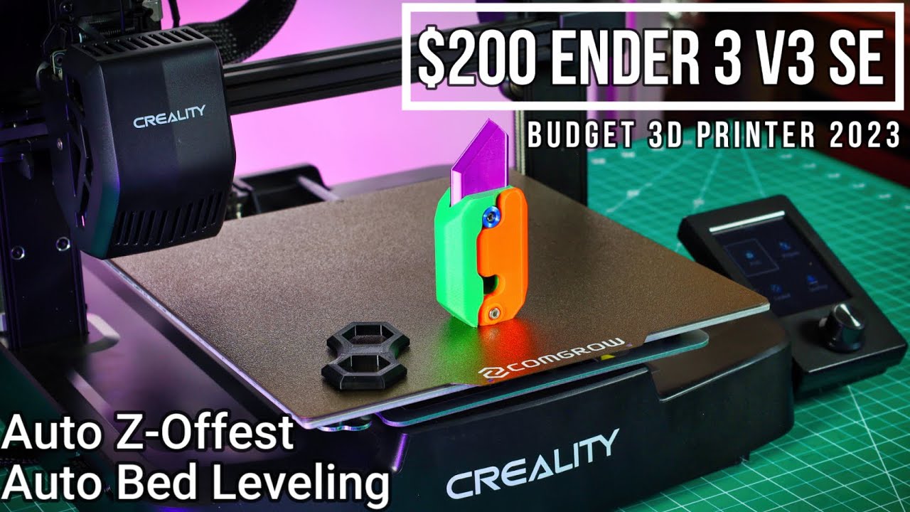 Бюджетный и удобный 3D-принтер всего за 200 долларов &mdash; Creality Ender 3 V3 SE