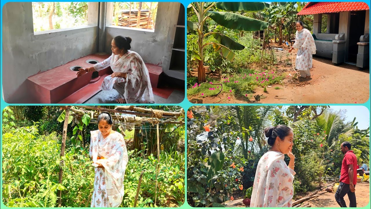 💁‍♀️தோட்டத்து வீட்ல புகையில்லா அடுப்பு போட்டாச்சு🤩இனி குடும்பமே இங்கதான்😅🗓️Mar20,2026 #vlog#tamil