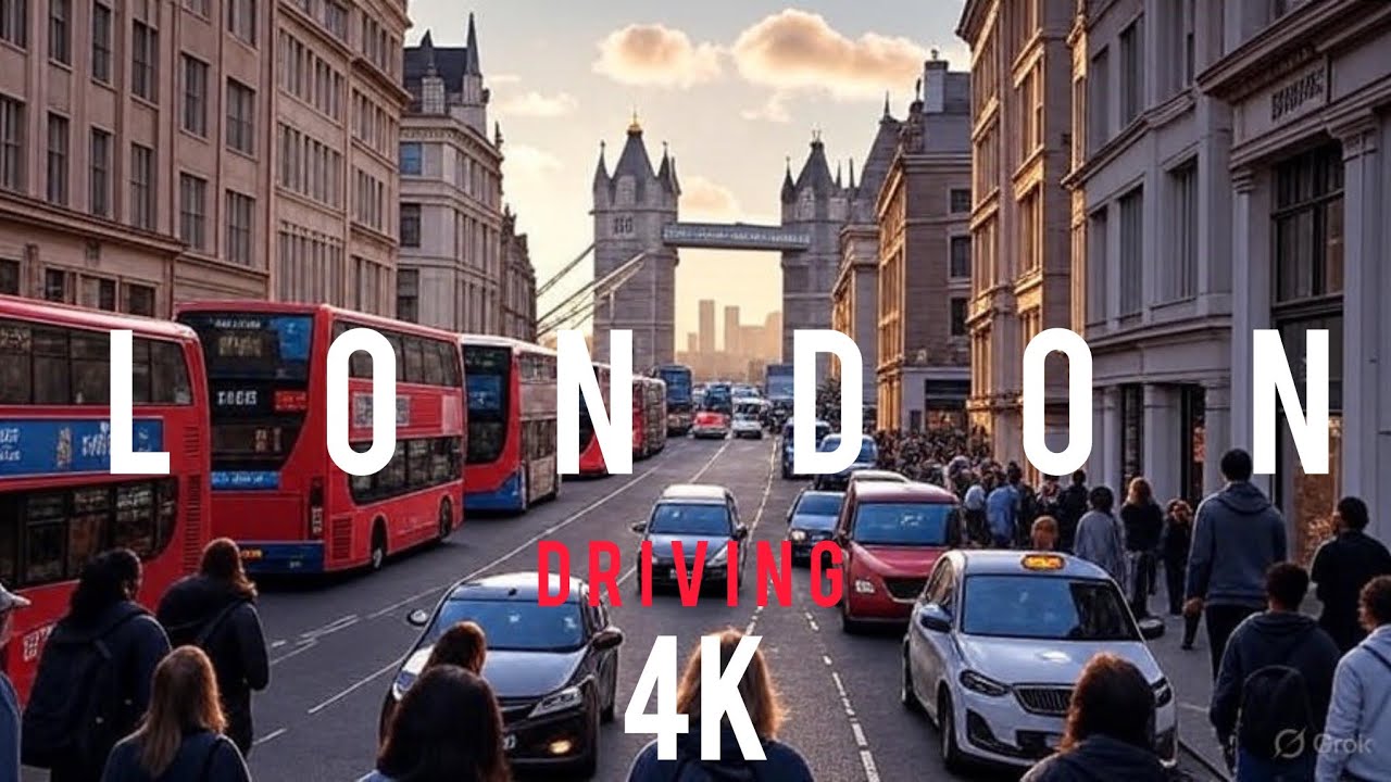 Driving Through Central London 🇬🇧 | Busy Streets & Iconic Views