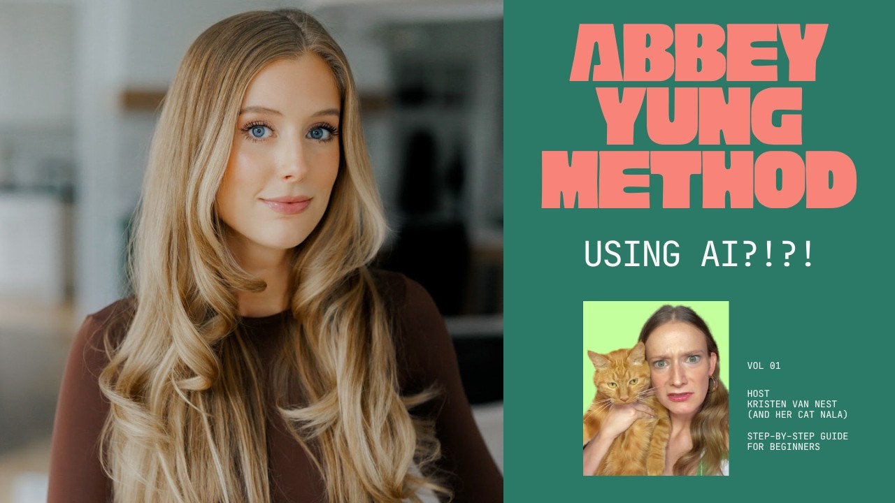 I Used AI to Master the Abbey Yung Hair Method (Step-by-Step)