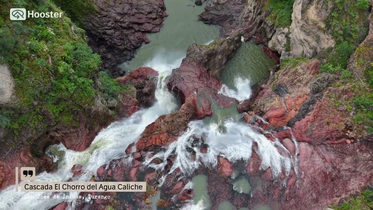 Chorro del Agua Caliche - Cascada en Durango