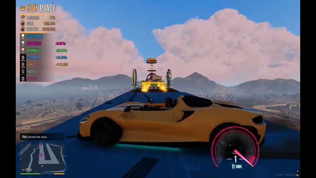 FiveM. Course Casse Cou Qui rend fou !