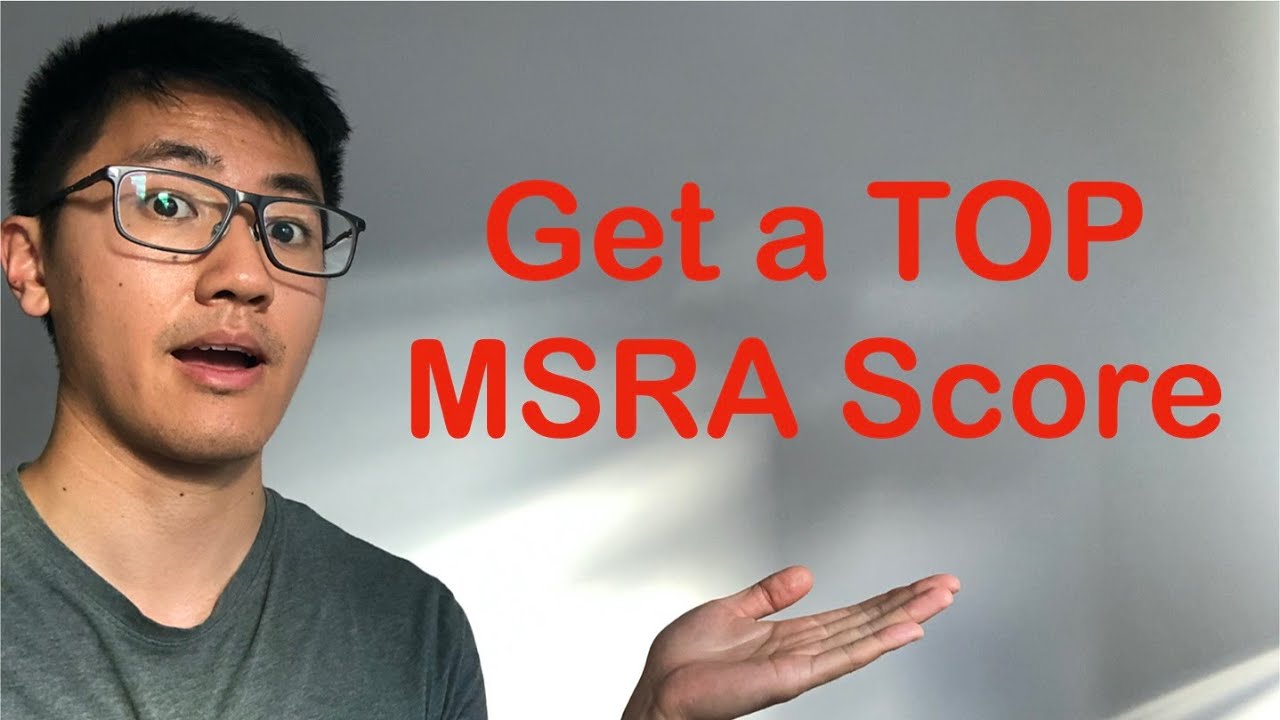 Как получить высший балл MSRA