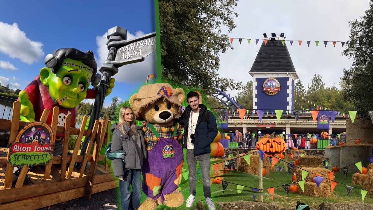Alton Towers Scarefest vlog 2025 | NEW Edge of the forest, Dark Hollow & More!