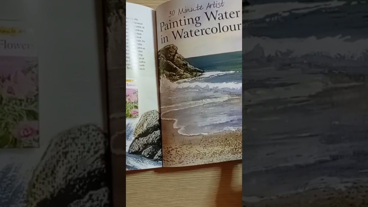A quick look at the latest book I've reviewed, Painting Water in Watercolour by Terry Harrison