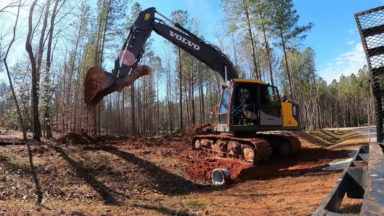 Cutting In A New Driveway For A New House