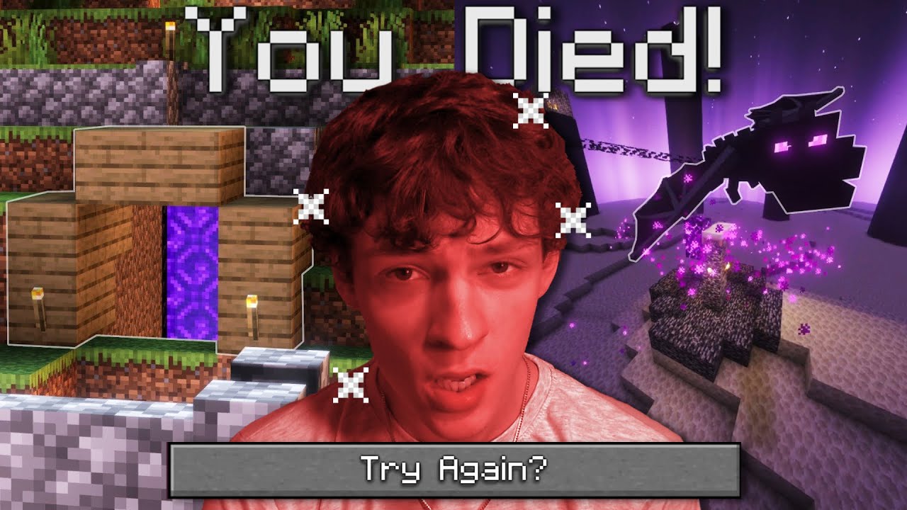 I tried Speedrunning Minecraft as a COMPLETE BEGINNER