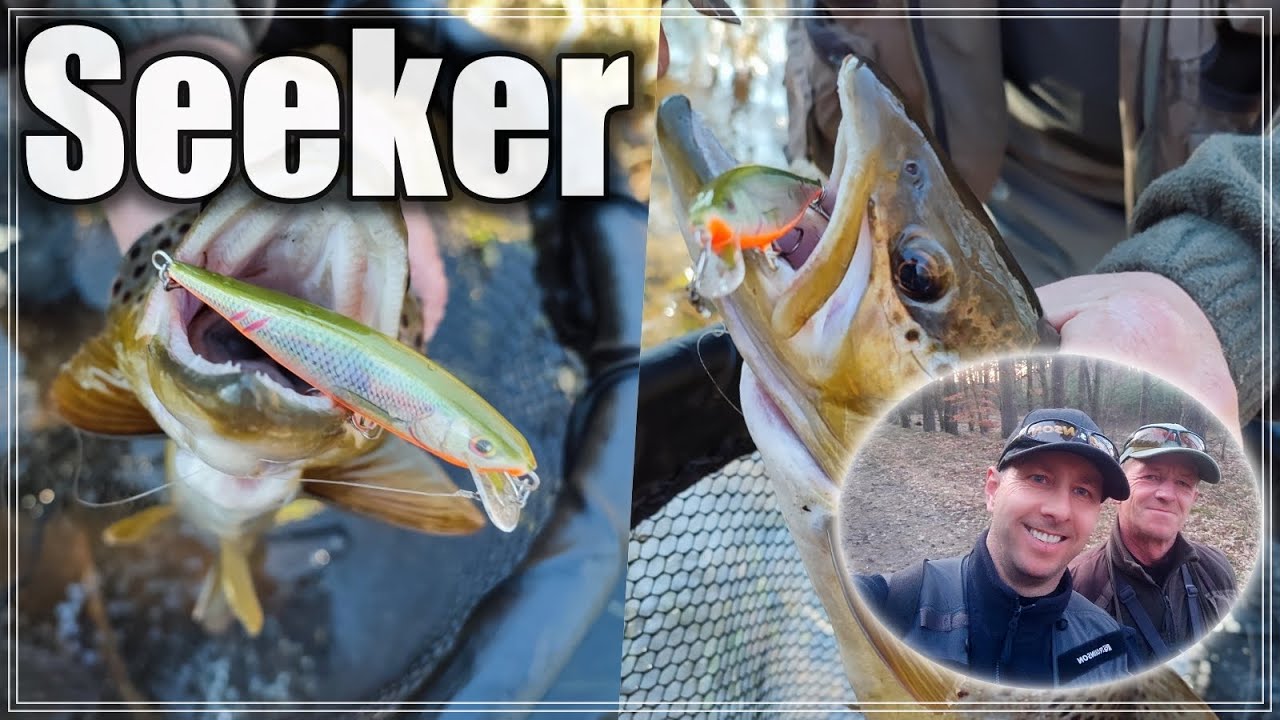 NIESAMOWITY WOBLER na PSTRĄGA NOWOŚĆ do Twitcha - SEEKER | wędkarstwo spinning #80