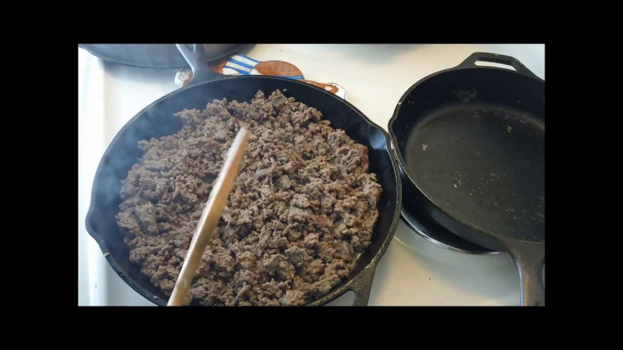 Cast Iron Cooking: Basic Beef Tacos