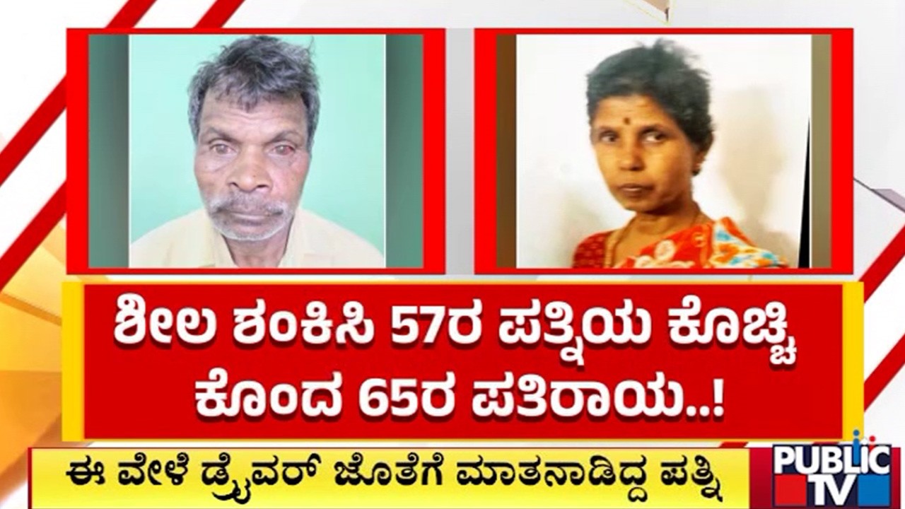 ಮಲಗಿದ್ದ ಪತ್ನಿಯನ್ನ ಮಚ್ಚಿನಿಂದ ಕೊಚ್ಚಿ ಕೊಲೆಗೈದ ಪಾಪಿ..! | Bengaluru | Public TV