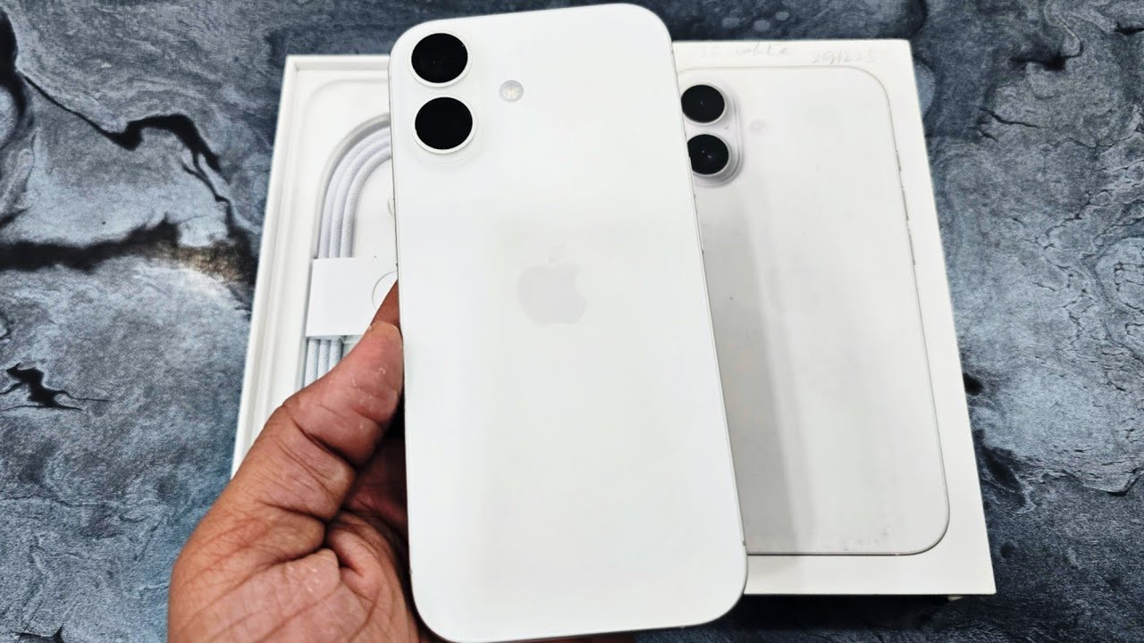 Unboxing iPhone 17 White & Camera Test at 4K 60