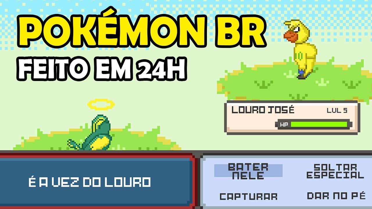 EU FIZ UM POKÉMON BRASILEIRO EM 24H