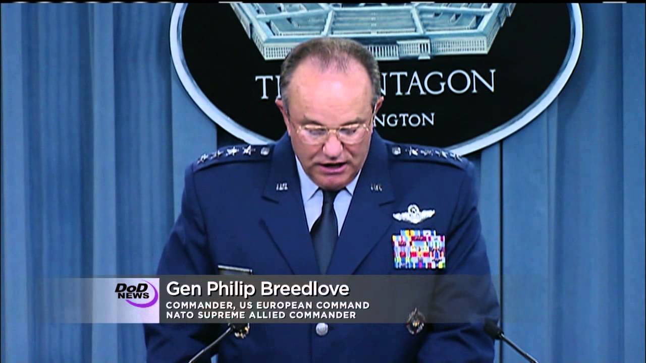 Commander of U.S. European Command Gen. Philip Breedlove Unveils 