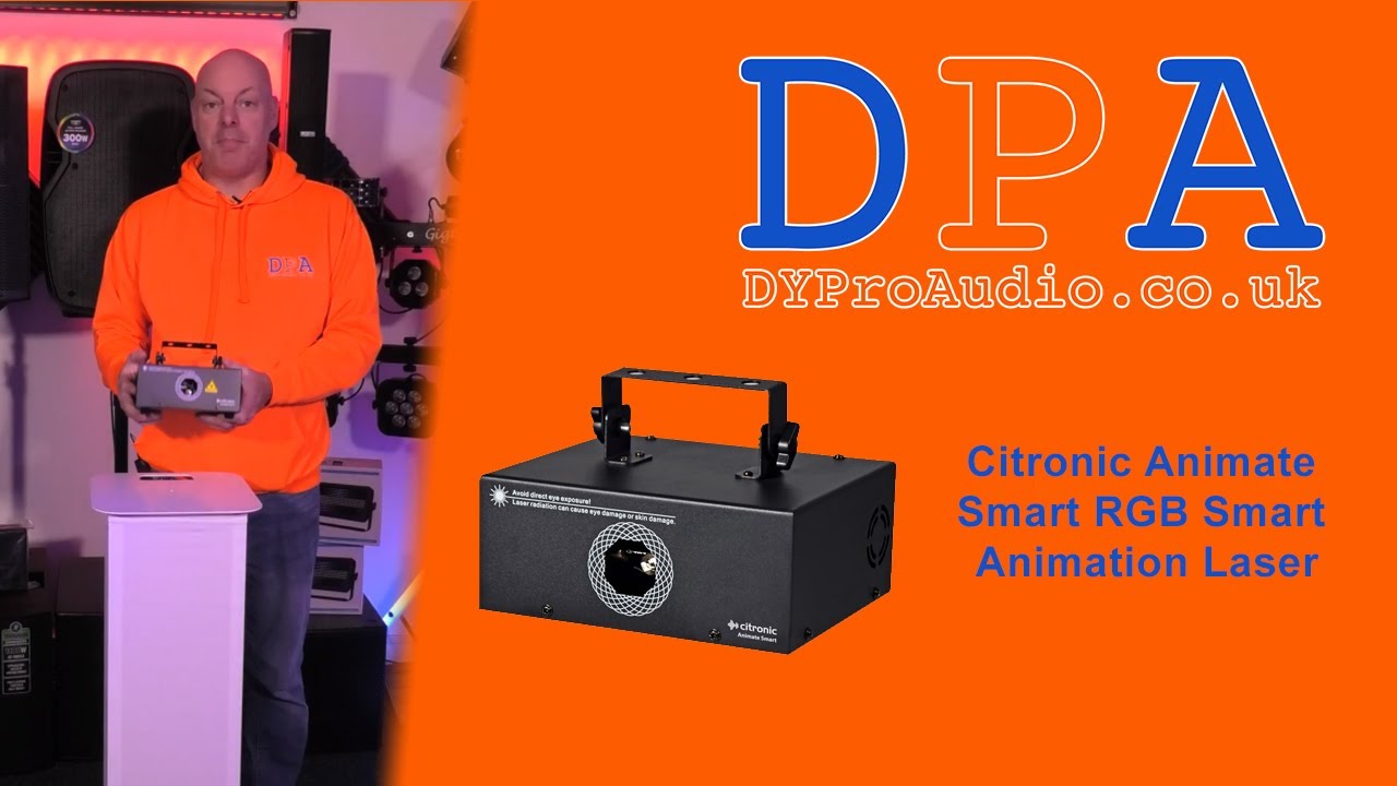 Citronic Animate Smart RGB Smart Animation Laser | DYProAudio