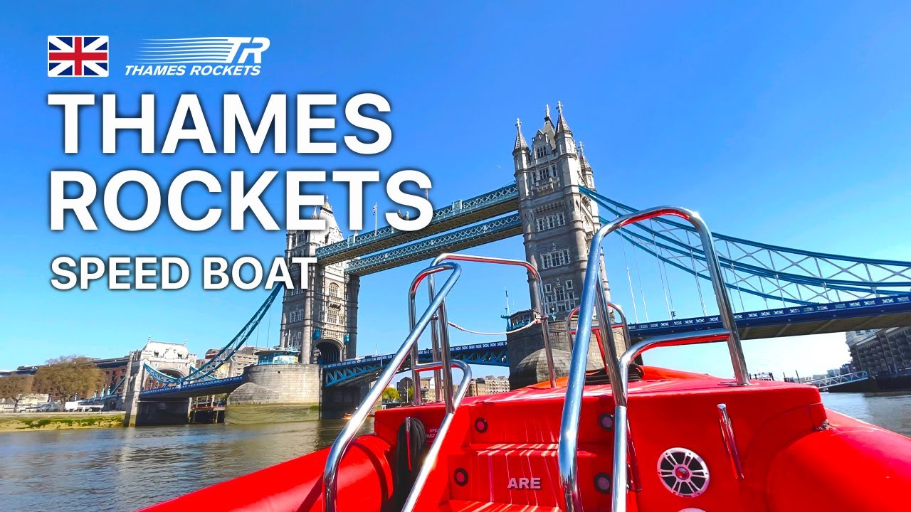 Thames River Speed Boat | April 2021 (4K HDR 60fps)