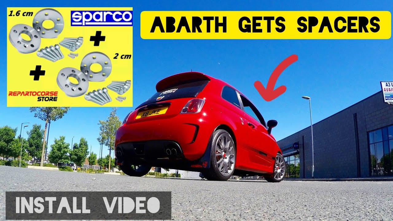 My Abarth 595 - Sparco Spacers