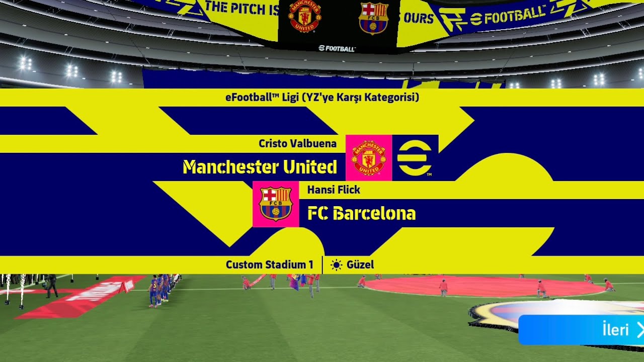 Barselona VS Manchester united #barselona #efootball 