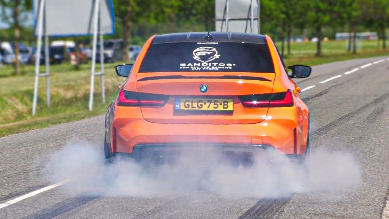 Modified Cars Leaving Car Show, 1000HP M5 G90, CRAZY DRIVERS! (BMW ///M, Mercedes AMG, Audi RS etc)