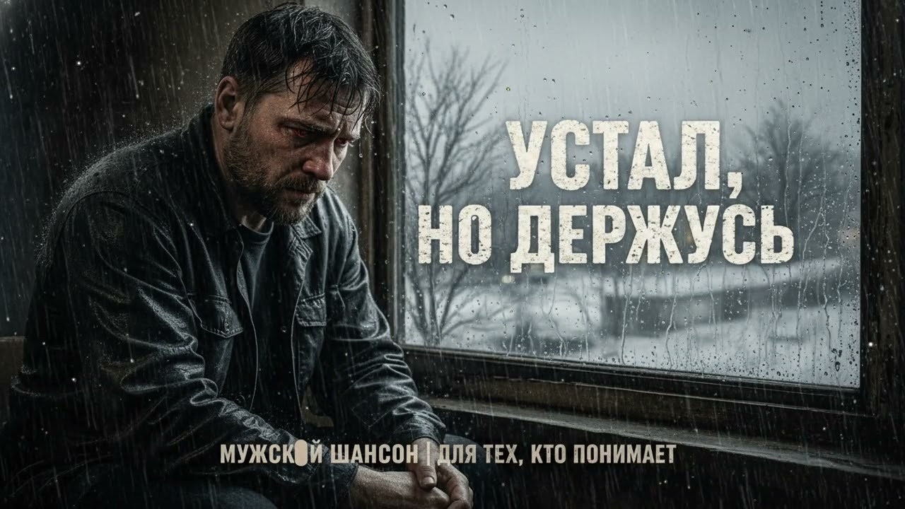 😢🌧️ Устал, но держусь — Русский шансон 2026 о боли, дожде и одиночестве