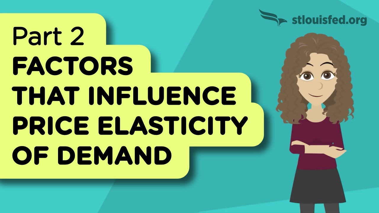 Price Elasticity of Demand: Key Influencing Factors | Part 2