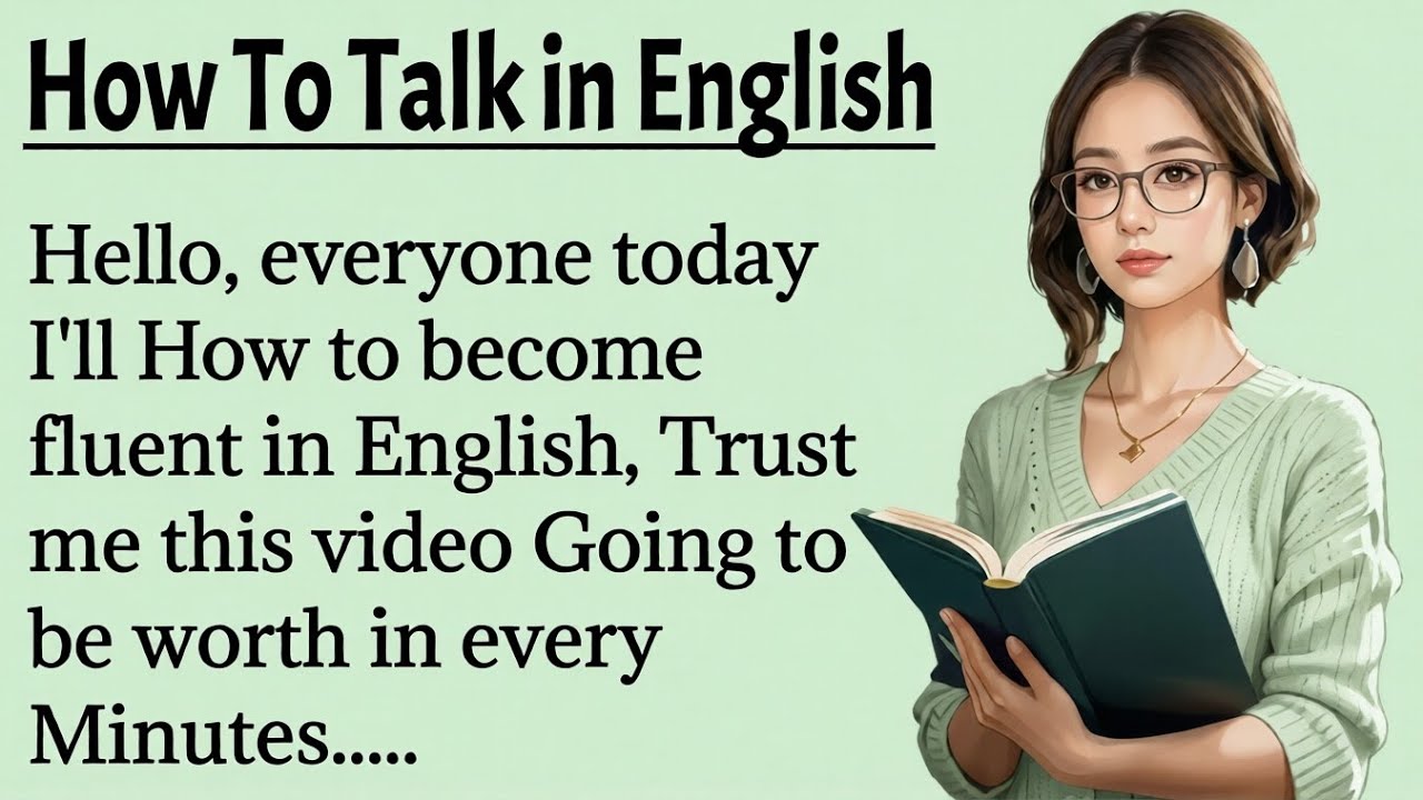 How To Talk in English | English Story For Beginners Level 1  || English fluency 100%🔥 | story flow