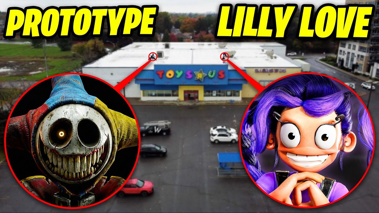 Drone Catches THE PROTOTYPE from POPPY PLAYTIME CHAPTER 5 IN REAL LIFE! 