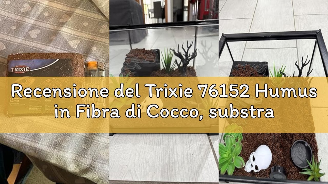 Recensione del Trixie 76152 Humus in Fibra di Cocco, substrato, pressato, Produce 2 l