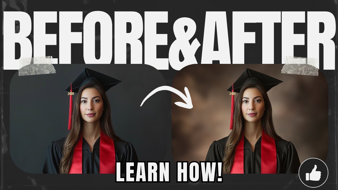 How to Change a Headshot Background in Photoshop - Graduate Collection