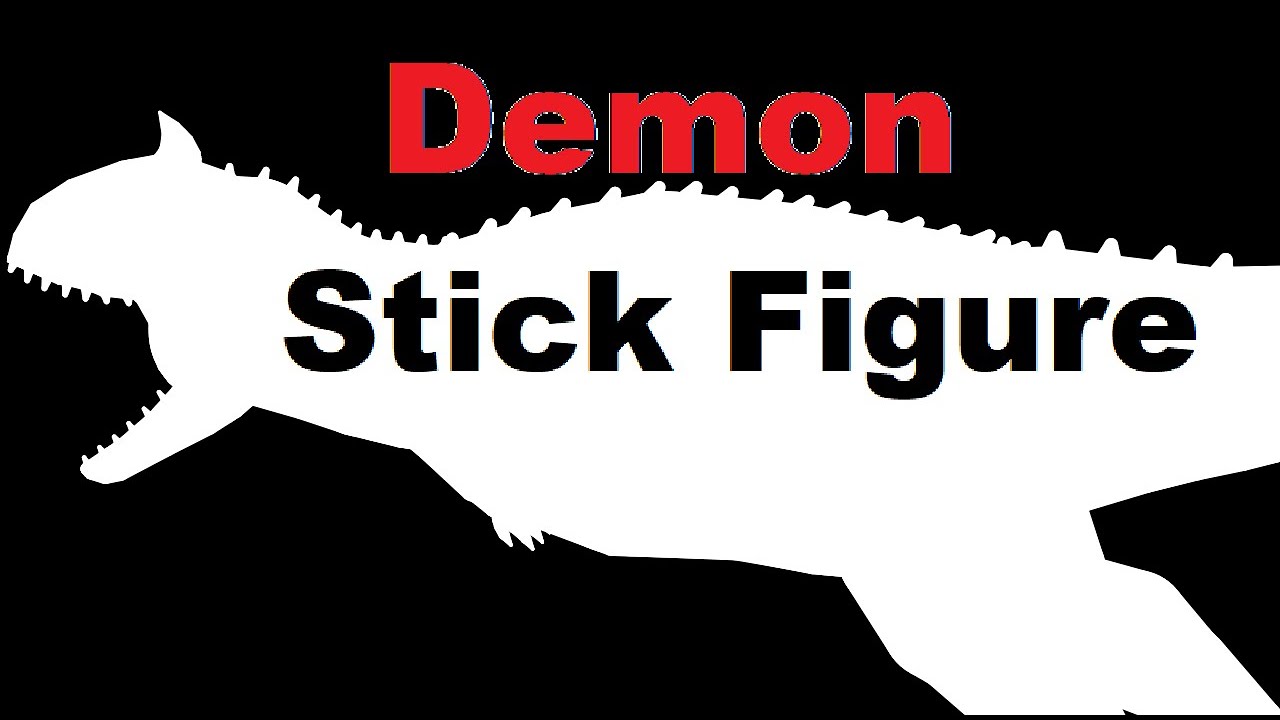 JWD Demon Carnotaurus Stick Figure By Me